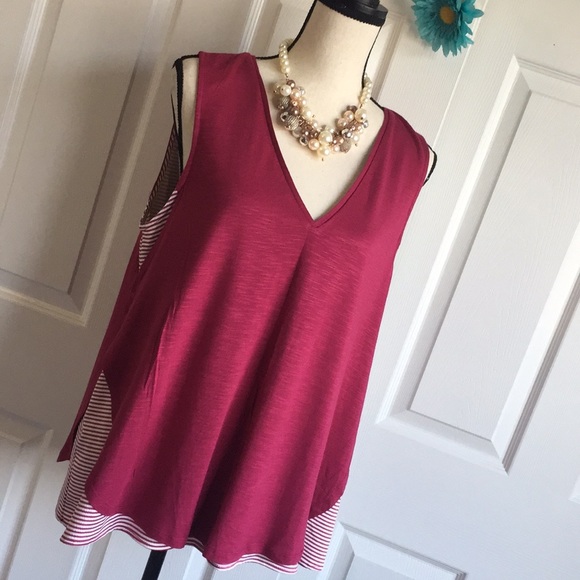 Anthropologie Tops - Anthro Deletta Week Days Layered Tank